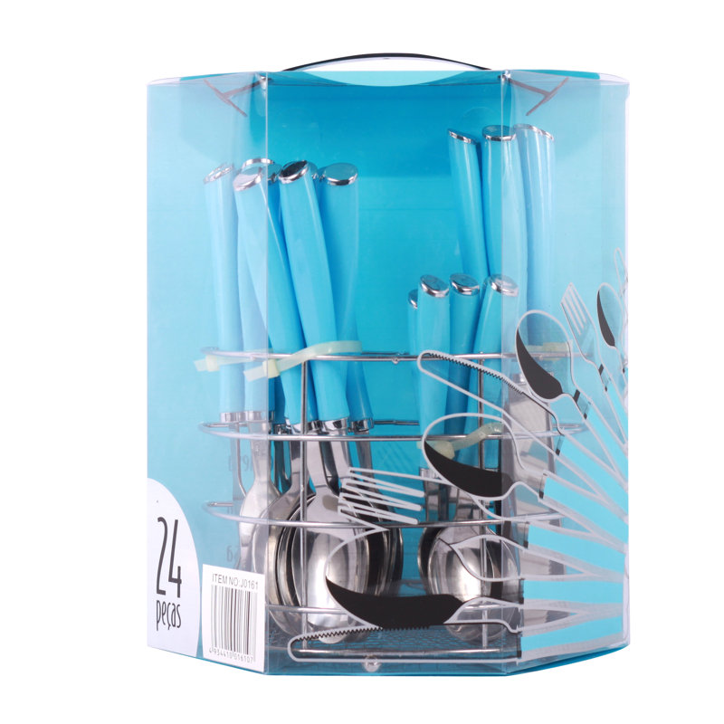 Pal Homegoods Stainless Steel Flatware Set of 25 & Reviews Wayfair